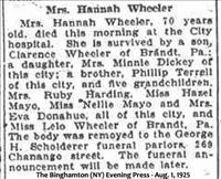 Wheeler, Mrs. Hannah